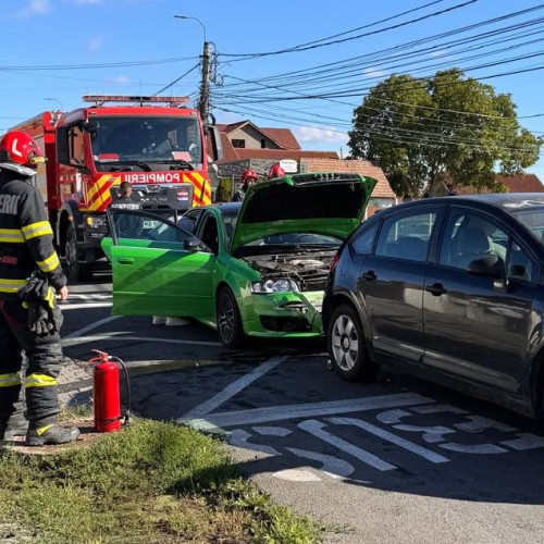 Accident rutier în localitatea Petrești