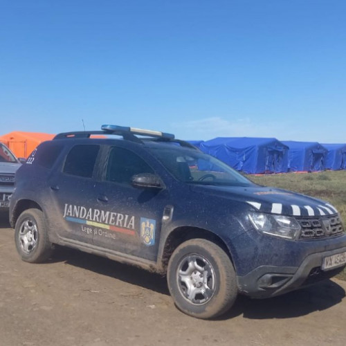 Tabără pentru sinistrați ridicată la Slobozia Conachi