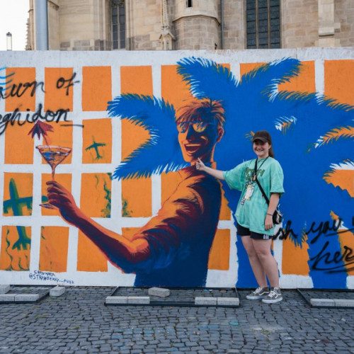 Doi elevi din Franța câștigă concursul internațional de artă "Murals of Youth" în Cluj-Napoca