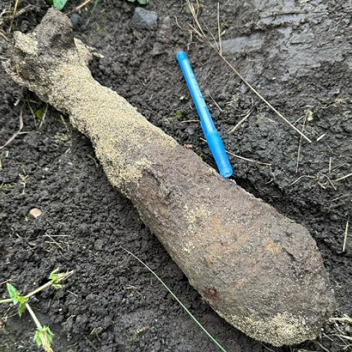 Explozibil găsit în Giungi, Satu Mare