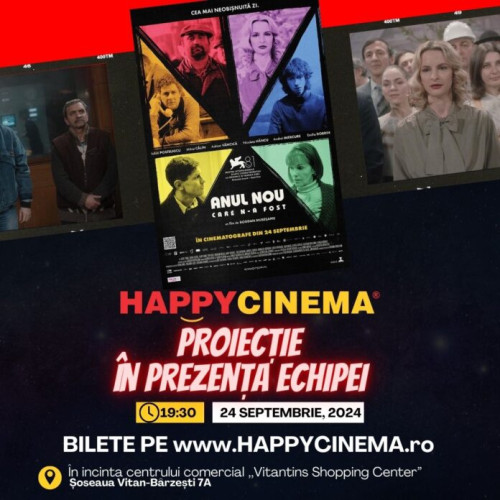 Happy Cinema organizează o proiecție specială a filmului „Anul nou care n-a fost”