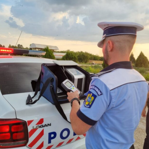 Sofer beat a fost surprins dormind în mijlocul drumului, circulația blocată