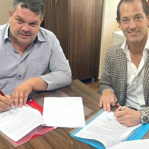 Predarea amplasamentului pentru rețeaua de gaz în comuna Bretea Română