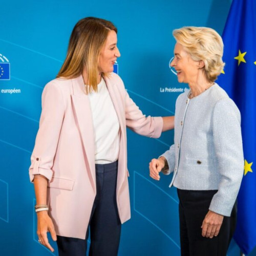 Discuție constructivă între Roberta Metsola și Ursula von der Leyen înaintea Conferinței președinților