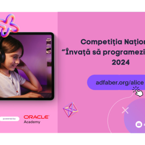 Elevii pasionați de programare sunt așteptați la competiția "Învață să Programezi cu Alice"
