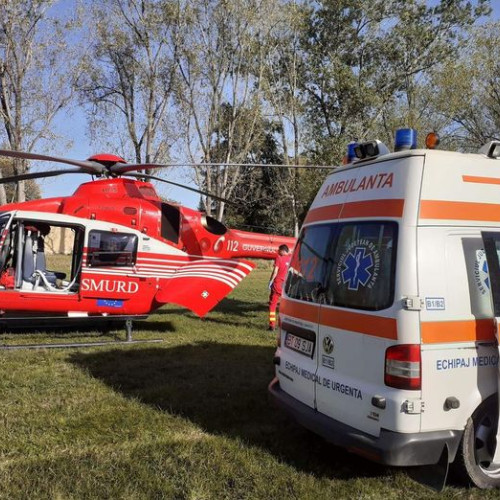 Intervenție de urgență a SMURD la Botoșani pentru un pacient cu infarct miocardic acut
