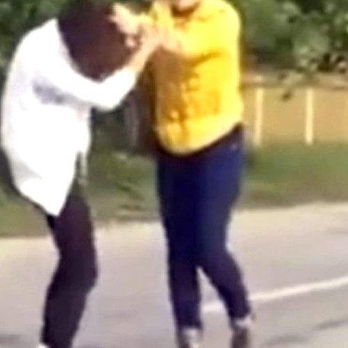 Femeie umilită și agresată de propria fiică, pe străzile din Deva