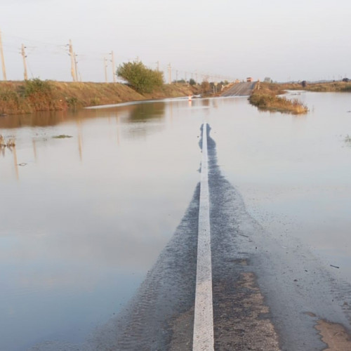 DN 25, închis între Galați și Tecuci din cauza inundațiilor