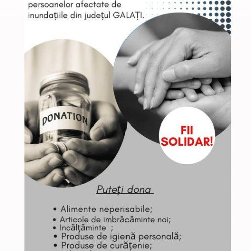 Românii se mobilizează pentru ajutoare în urma inundațiilor din Galați