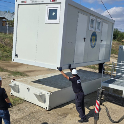 Instalarea modulelor dormitor în județul Galați