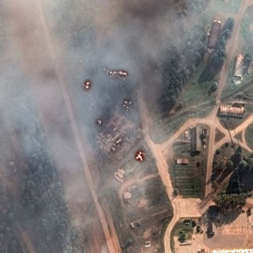 Explozia unui depozit de muniții în regiunea Tver, Rusia, cauzată de un atac cu drone ucrainene