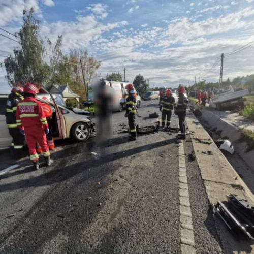 Grav accident rutier pe drumul Suceava - Botoșani