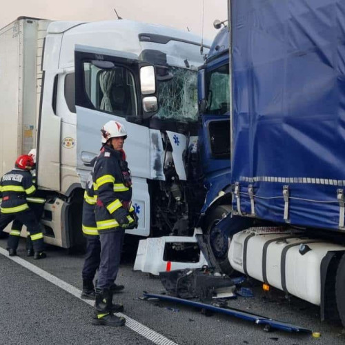 Accident grav pe autostrada A1, la Boita