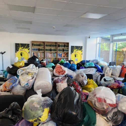 Campanie de colectare de ajutoare pentru sinistrații din Galați și Vaslui