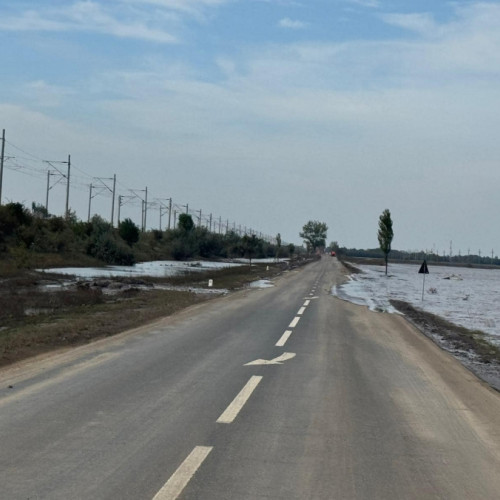 Circulația pe Drumul Național 25 a fost reluată, dar cu restricții