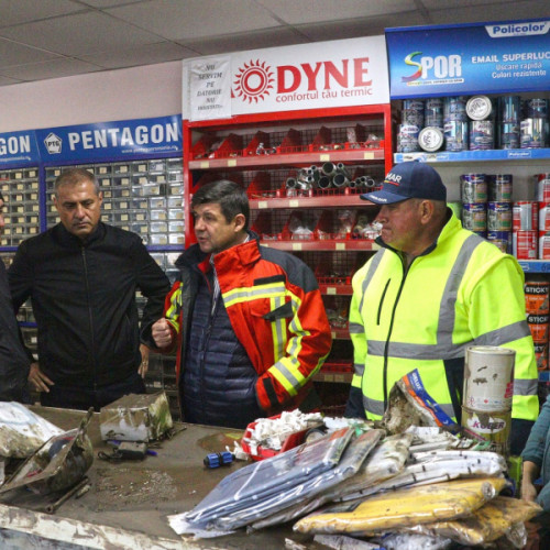 Vizita oficială la Slobozia Conachi, afectată de inundații