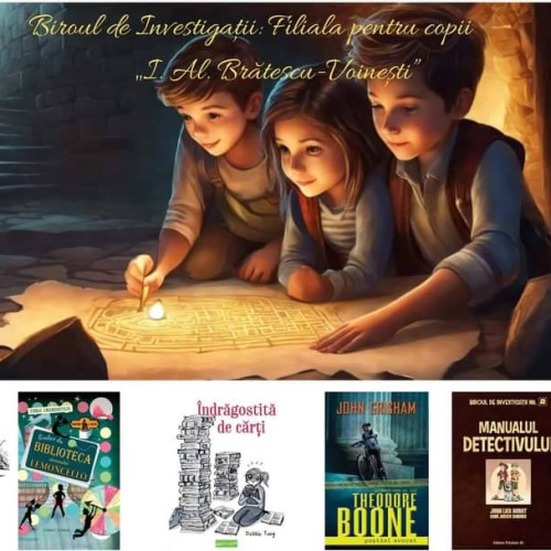 Noaptea Detectivilor de Carte, o experiență literară inedită la Biblioteca Județeană "I.H. Rădulescu"