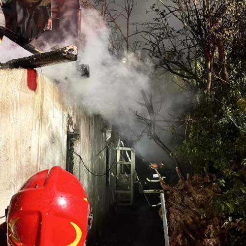 Incendiu la un adăpost pentru muncitori în comuna Căpâlnaș