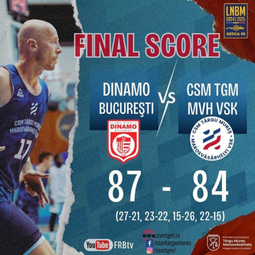 Liga Națională "Getica" de baschet masculin a debutat