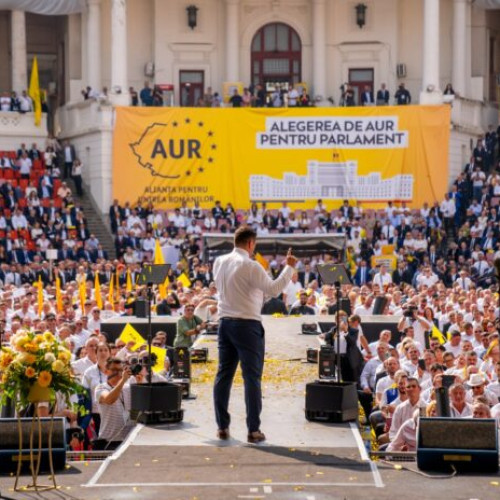 George Simion, liderul AUR, întrerupe campania electorală pentru a ajuta sinistrații din Galați