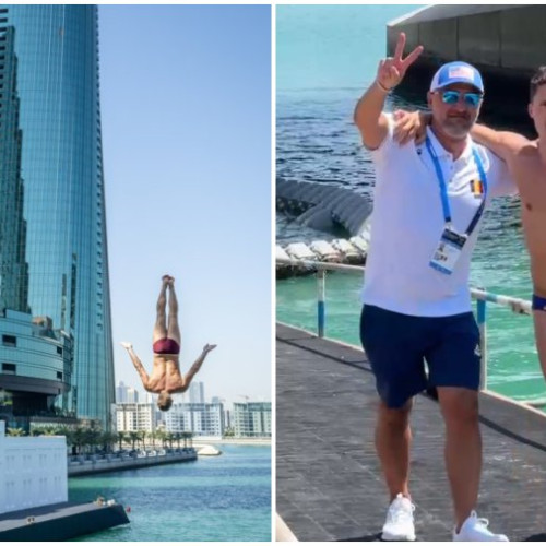 Constantin Popovici câștigă prima etapă a Cupei Mondiale la sărituri din apă