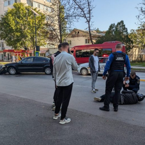 Accident de circulație pe bulevardul Unirii din Focșani
