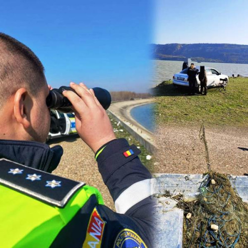 Controale pe râurile Siret și Putna: 26 de sancțiuni aplicate de polițiști