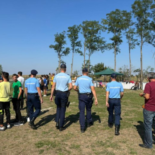Jandarmii au acționat în weekend pentru menținerea ordinii publice