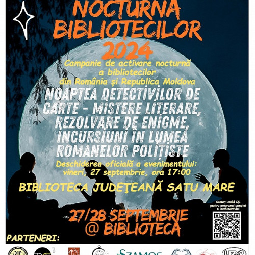 Nocturna bibliotecilor aduce mistere literare la Satu Mare
