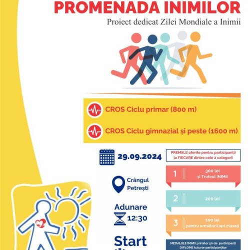 Rotary Club VARANA Focșani continuă programul "Promenada Inimilor" în 2024