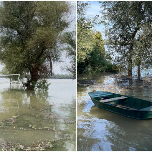 Viitura pe Dunăre se îndreaptă spre România