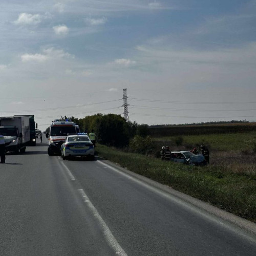 Accident rutier pe DN 2 E 85, la ieșirea din Garoafa