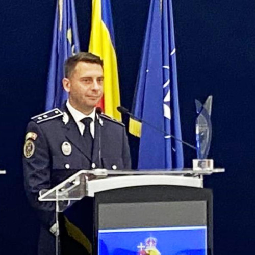 Comisarul Vlad Olaru din Buzău, premiat pentru excelență în analiza operațională