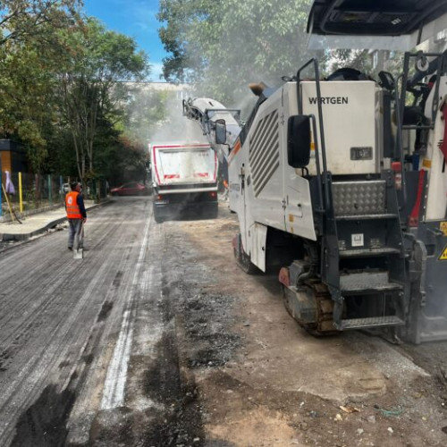 Compania Infrastructura 5 continuă lucrările de reparații pe strada Pricopan