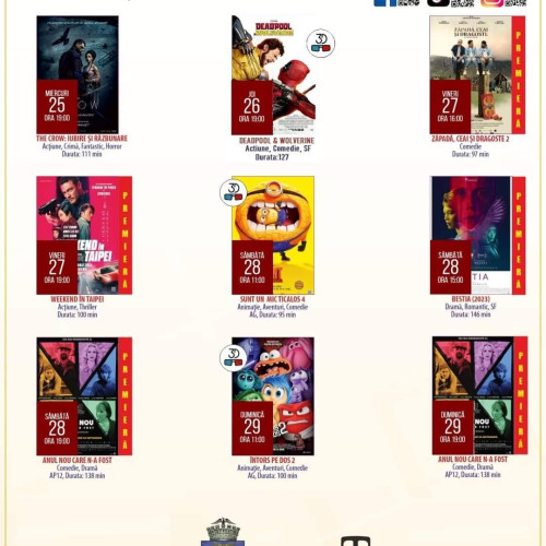 Proiectiile de filme la Cinema Independenta pentru săptămâna 23-29 septembrie 2024