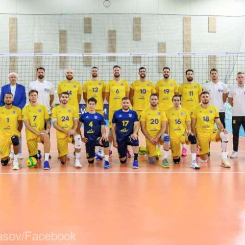 CSM Corona Brașov se califică în turul al doilea al Ligii Campionilor la volei masculin