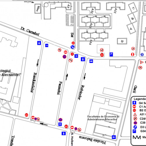 Schimbări în traficul rutier din municipiul Galați începând cu 26 septembrie 2024