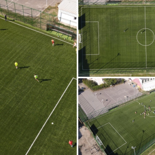 Modernizarea terenului sintetic de fotbal "Aripi" la Liceul cu Program Sportiv "Viitorul" din Pitești