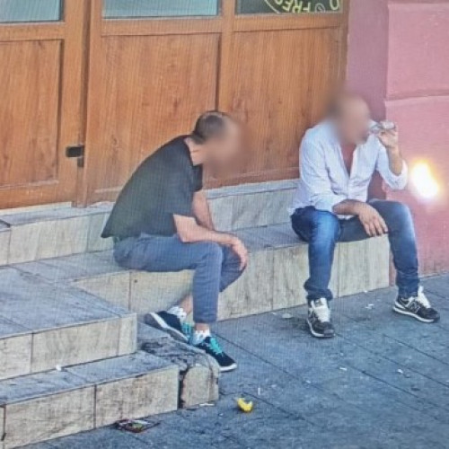 Doi bărbați amendați pentru consum de alcool în Centrul Istoric