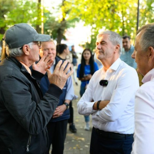 Noul președinte al Consiliului Județean Botoșani, Valeriu Iftime, în dialog cu cetățenii