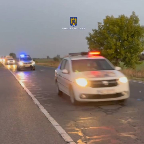 Razie a Poliției în comuna Contești pentru asigurarea ordinii publice