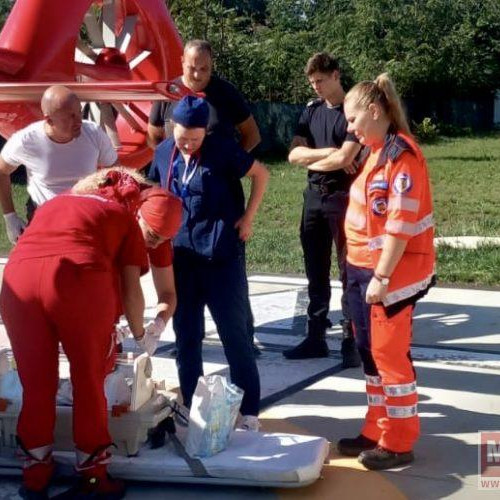 Elicopterul SMURD a intervenit de urgență pentru o bebelușă din Botoșani