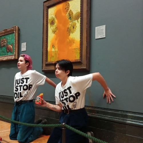 Activistele de mediu condamnate după vandalizarea taboului „Sunflowers” de Van Gogh