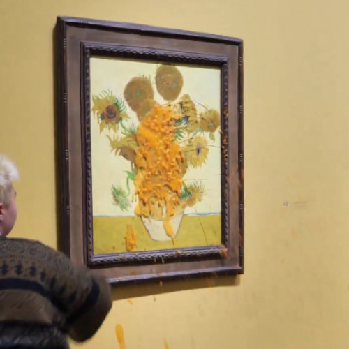 Activisti de mediu au atacat tablouri de Van Gogh cu supă la Galeria Națională din Londra