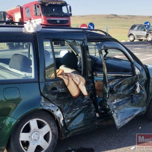 Accident grav în județul Botoșani: patru persoane rănite