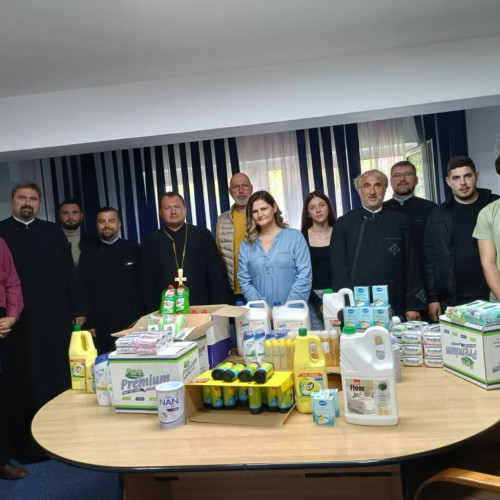 Produse igienico-sanitare donate Complexului de Servicii Sociale „Casa Soarelui” din Târgoviște