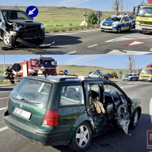 Accident rutier grav la Botoșani, patru persoane rănite