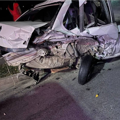 Accident grav în Târgoviște: O tânără de 25 de ani a pierdut controlul volanului