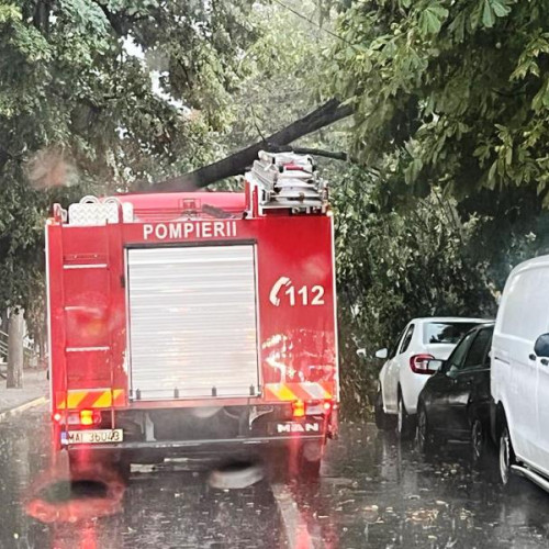 Probleme cauzate de vremea severă în județul Vrancea