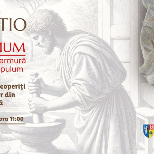 Exponatul lunii octombrie la Muzeul Național al Unirii: un mortarium roman din marmură